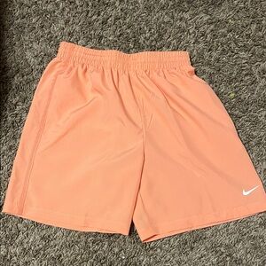 Nike Coral Peach Athletic Shorts